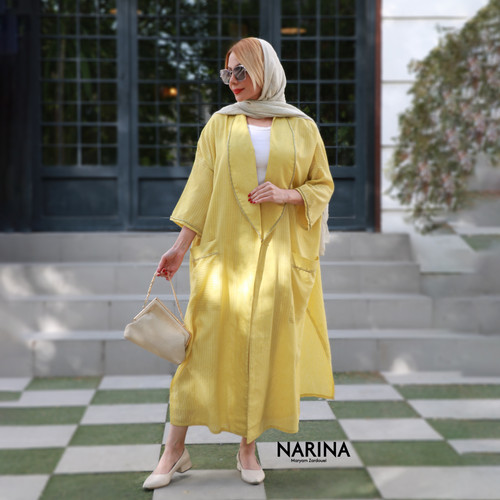 مانتو بلند زنانه نخی