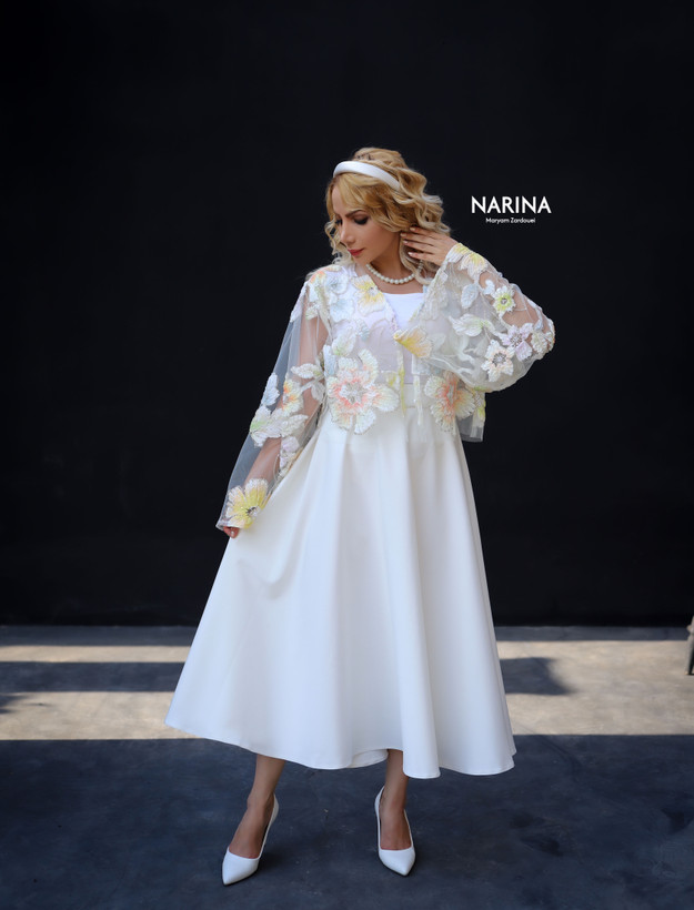 کت زنانه مجلسی رز