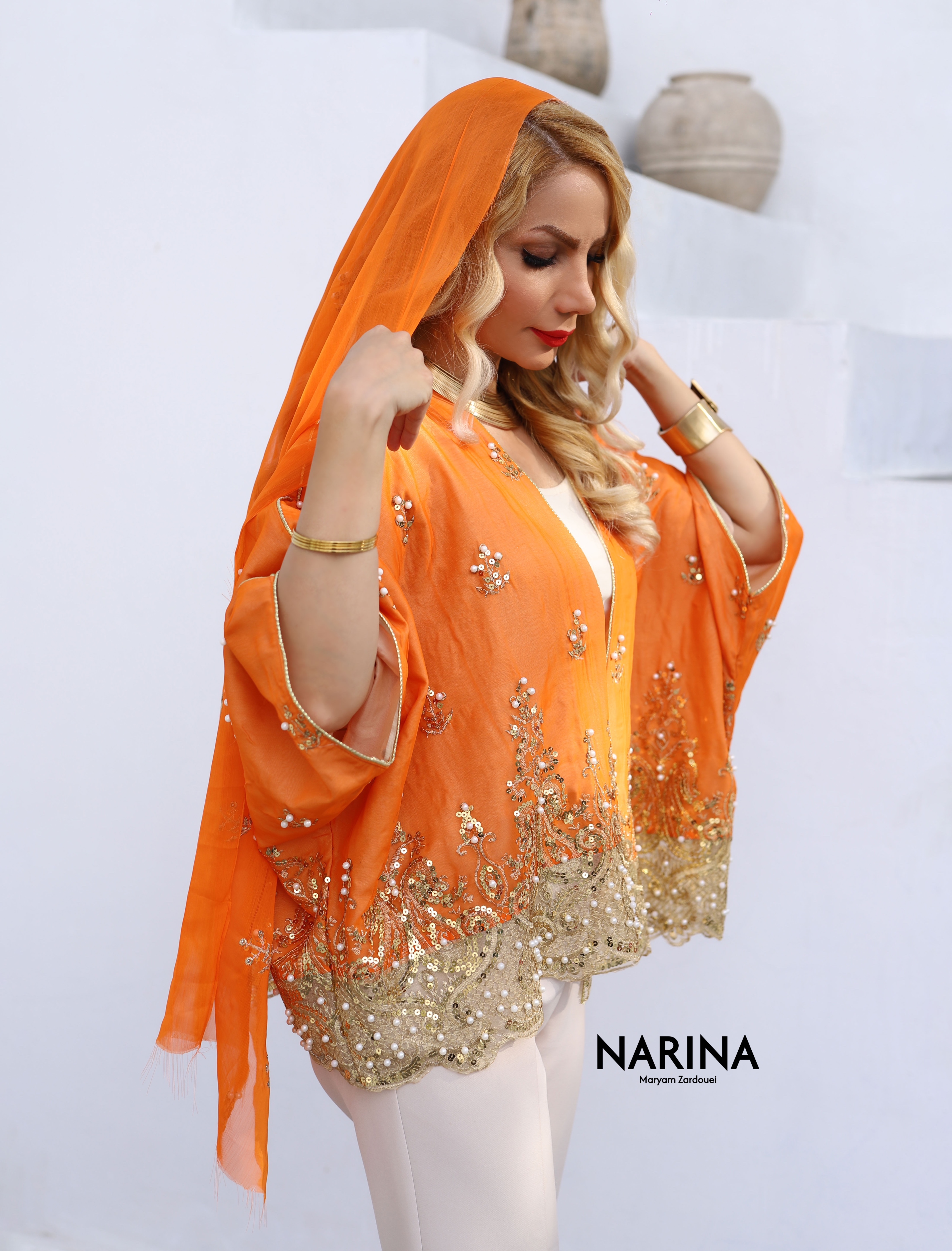 کت مجلسی زنانه نارنج