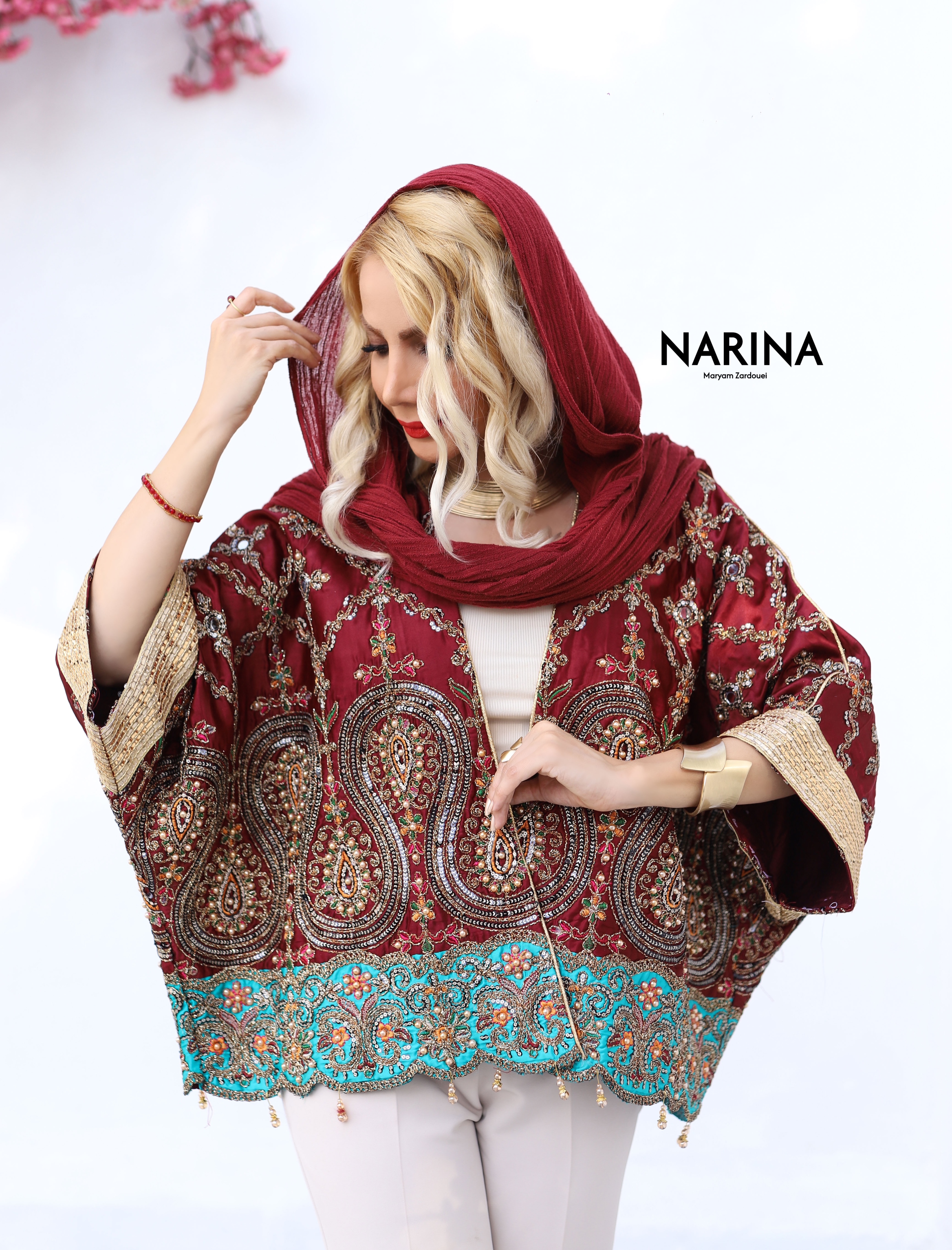 کت مجلسی زنانه جواهردوزی